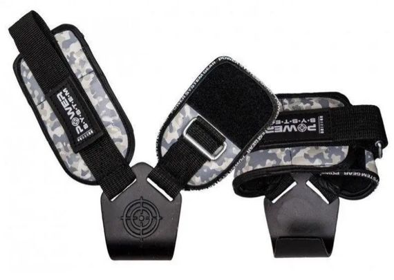 Гаки для тяги на зап'ястя Power System PS-3370 Hooks Camo Black/Grey XL (PS_3370_Black/Grey XL) | Зображення 3