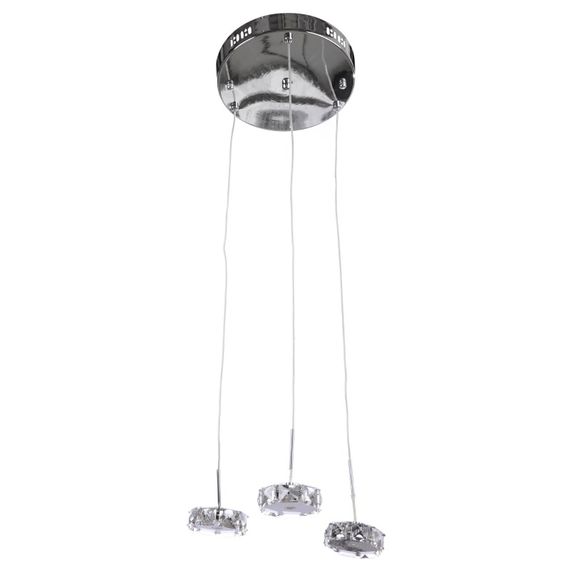 Люстра подвесная светодиодная 9W WW+NW+CW WH CH (BR-974S/3)