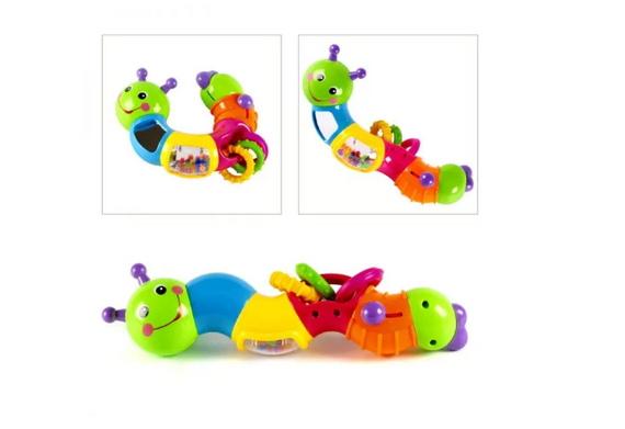 Развивающая игра Гусеница-логика 9182/786 с прорезывателем | Зображення 1