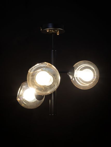 Люстра BL-518S/3 E27 BK+FG | Зображення 3