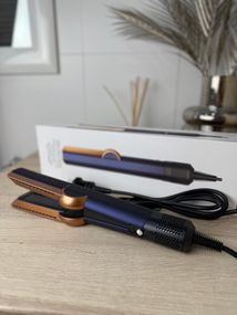 Airstrait HT-01 2-в-1 — випрямляч і фен для волосся, Blue/Rich Copper