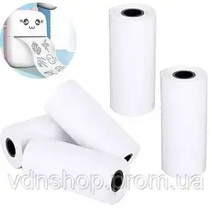 Бумага для мини термопринтера белая 5шт
