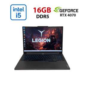 Игровой ноутбук Б-класс Lenovo Legion 5 16IRX9 / 16" (2560x1600) IPS / Intel Core i7-14700HX (20 (28) ядра по 1.5 - 5.5 GHz) / 16 GB DDR5 / 512 GB SSD NVMe / nVidia GeForce RTX 4070, 8 GB GDDR6, 128-bit / WebCam б/у