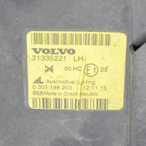 Фара ліва Volvo V50 S40 2003-2008 Фара передня ліва Вольво в50 с40 0301198203 31335221 | Зображення 4