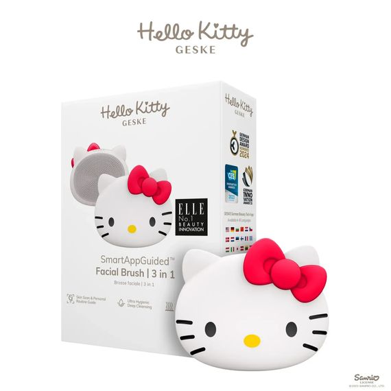 Щетка для лица GESKE Facial Brush 3в1 by Hello Kitty