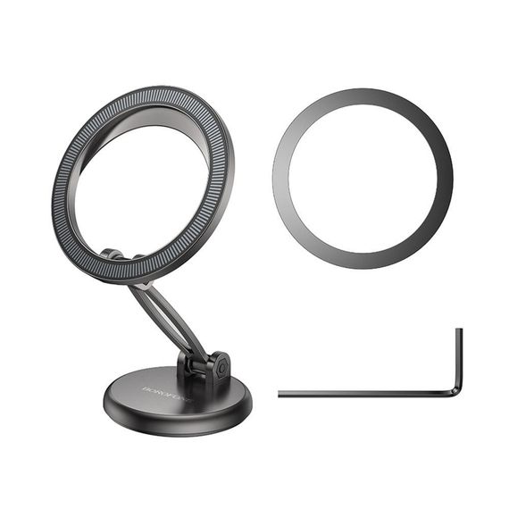 Автотримач Borofone BH114 Magnetic For IP Колір Сiрий | Зображення 6
