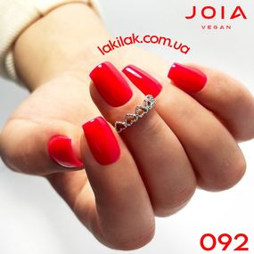 Гель-лак JOIA vegan 092 ярко-багровый, 6 мл