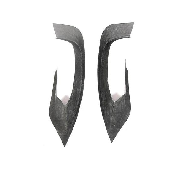 Накладки на передній бампер (для AMG-Line 2014-2017, Карбон) для Mercedes S-сlass W222 рр | Зображення 4