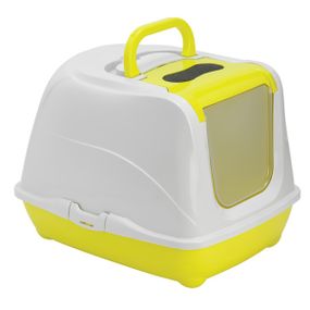Moderna Flip Cat туалет закрытый для кошек, 58 см х 45 см х 42 см, желтый