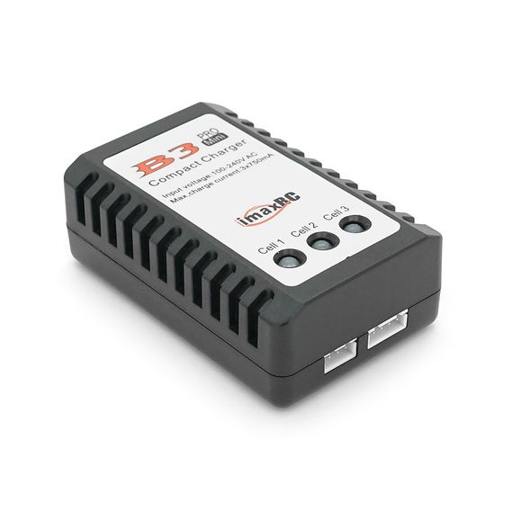 Зарядний пристрій B3Mini для літієвих акумуляторів 2S-3S DC 7.4V/11.1V 750mA/Max, з індикацією, BOX + перехідник | Зображення 5