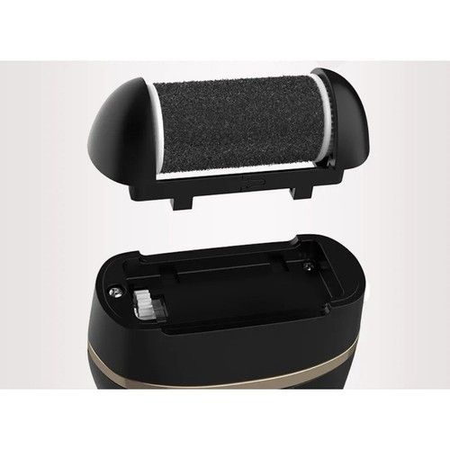 Електрична роликова пила Soulima 23220 пемза для ніг і п'ят 6 насадок + аксесуари | Зображення 1