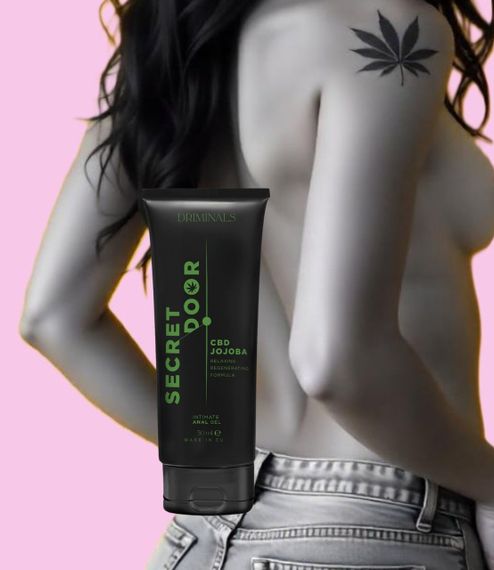 Анальный лубрикант Driminals Secret Door CBD & JOJOBA на водной основе, 50 мл Sex Aura | Зображення 1