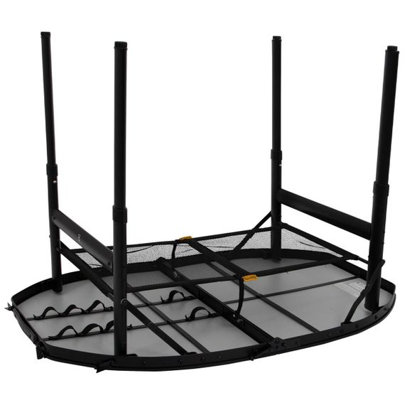 Стіл Bo-Camp Woodbine Oval 100x70 cm Black/Wood look (1404185) | Зображення 5