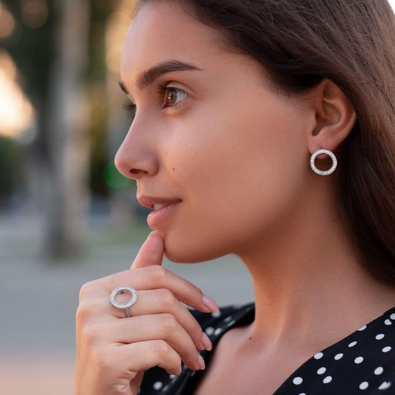 Серебряное кольцо Кристи