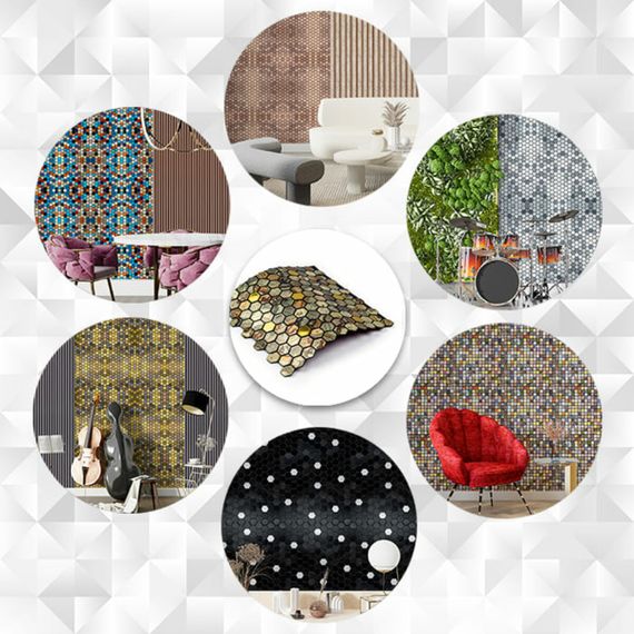 Самоклеюча алюмінієва плитка 300х300х3мм SW-00001934 | Зображення 5