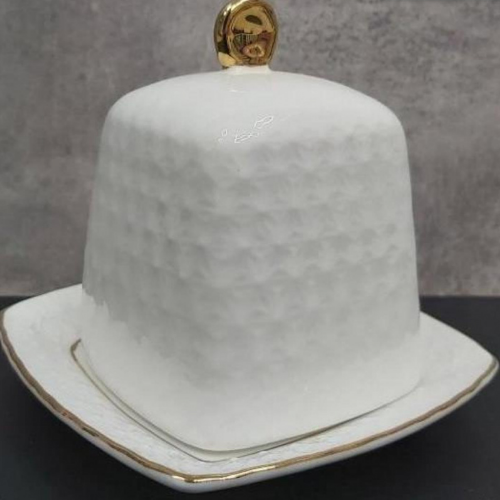 Лимонниця квадратна 10,2см порцеляна білий 607110-А Interos | Зображення 1