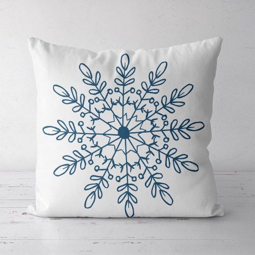 Подушка декоративна Soft Сніжинка 45x45 см (45PST_23NG011)