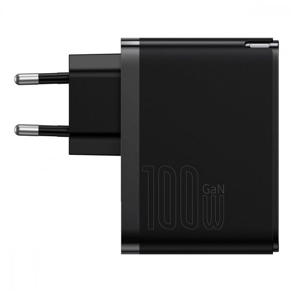 МЗП Baseus GaN5 Pro 100W (Type-C + USB) + Кабель Type-C + Type-C | Зображення 9