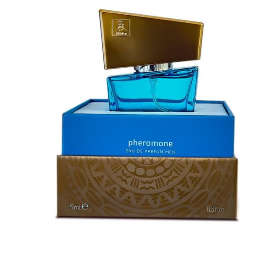 Духи з феромонами чоловічі SHIATSU Pheromone Fragrance men lightblue, 15 мл Sex Aura