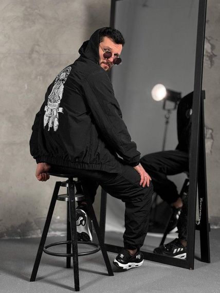 Спортивний костюм руни краш black НП4935 | Зображення 2