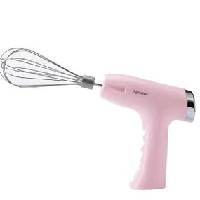Миксер портативный электрический венчик Baker Розовый