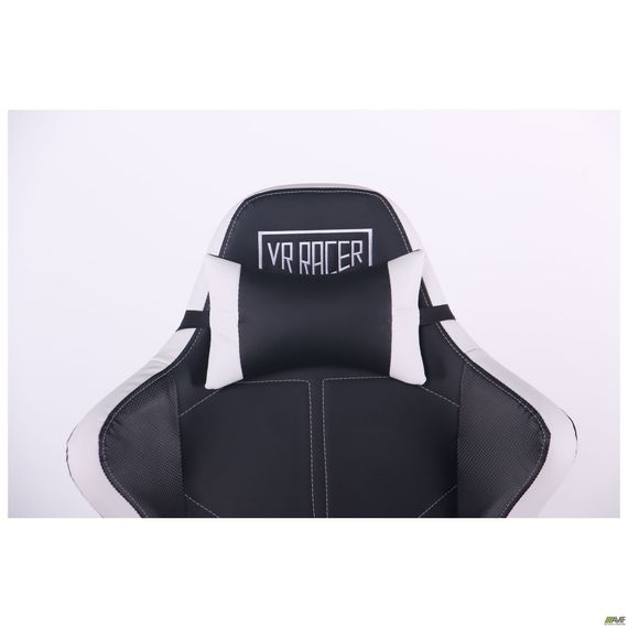 Кресло геймерское Amf VR Racer Expert Mentor черныйбелый | Зображення 2