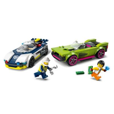 Конструктор LEGO City Переслідування маслкара на поліцейському автомобілі 213 деталей (60415) | Зображення 3