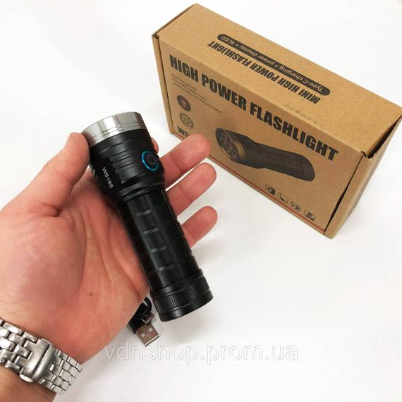 Ліхтар для використання в темряві Police BL-C136-LM+COB PLD W5185-8XHP360, Тактичний ліхтар з діодом HS-55 | Зображення 1