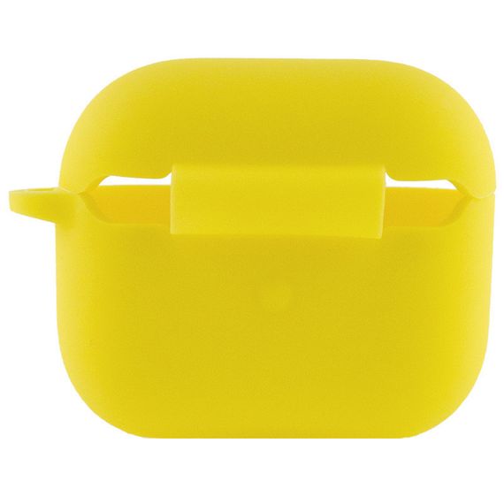 Силіконовий футляр для навушників AirPods 3 Жовтий/Neon Yellow | Зображення 2