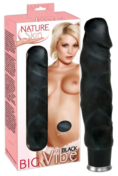 Вібратор - Nature Skin Big Vibe Black