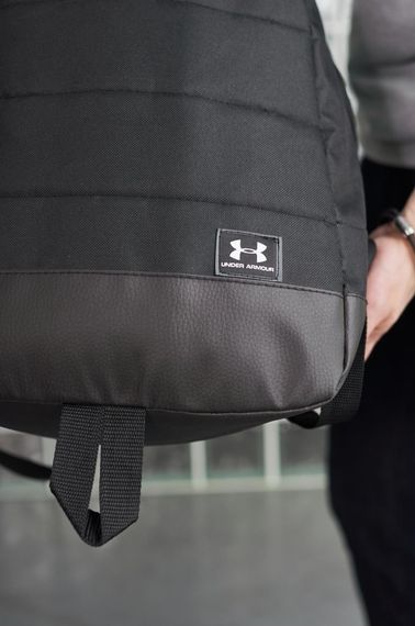 Рюкзак чорний Under Armour біле лого | Зображення 3