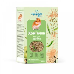 Корм Природа Хом’ячок Колор ензим для хом’яків та дрібних декоративних гризунів 500 г