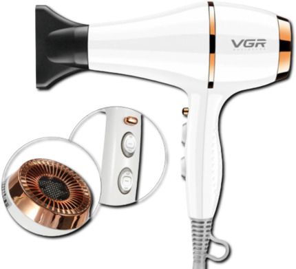 Фен для волосся VGR V-414 потужний, компактний, захист від перегріву XPRO (40553-VGR-414_737)
