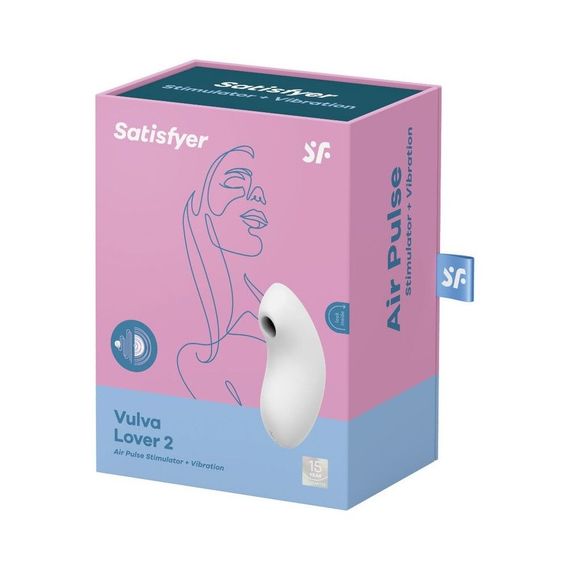 Вакуумний вібратор Satisfyer Vulva Lover 2 White | Зображення 3
