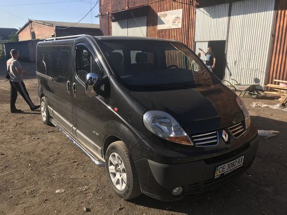 Бокові пороги Premium (2 шт., нерж.) 60 мм, довга база для Renault Trafic 2001-2015 рр | Зображення 4