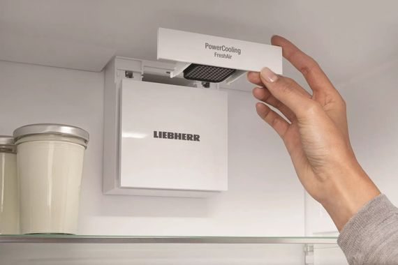 Холодильна камера вбудована Liebherr, 177x55.9х54.6, 291л, 1дв., A+, ST, диспл внутр., BioFresh, білий (IRBE5120) | Зображення 5
