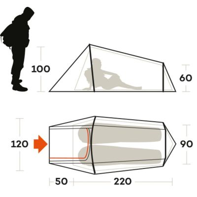 Палатка Ferrino Sling 2 Blue (99108NBB) (929756) | Зображення 2