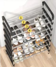 Полка для обуви металл 5 секции Shoe rack