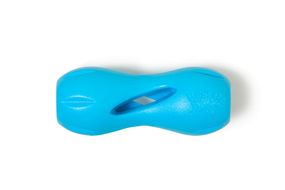Игрушка для собак West Paw Quizl Treat Toy голубая, 14 см