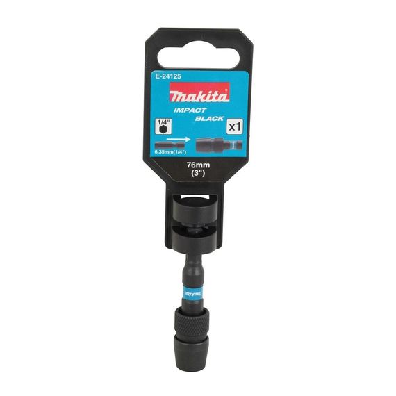 Битодержатель торсионный с фиксатором 76 мм Makita Impact Black E-24125 | Зображення 3