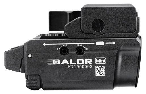 Підствольний ліхтар на зброю Ліхтар з ЛЦУ Olight Baldr Mini Black Зелений ЛЦУ Ліхтар з ЛЦУ | Зображення 5