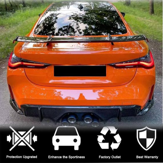 Спойлер V1 (для G80, Карбон) для BMW 3 серія G20/21 2018- рр | Зображення 3