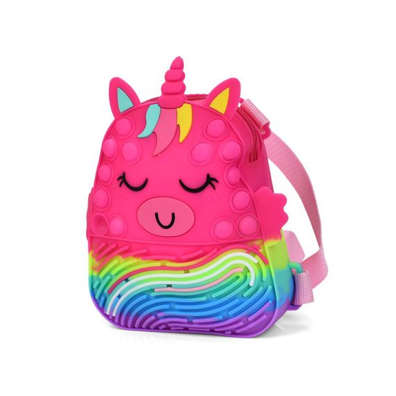 Дитяча сумочка-рюкзачок "Єдиноріг" 9882(Pink) розмір 20 см