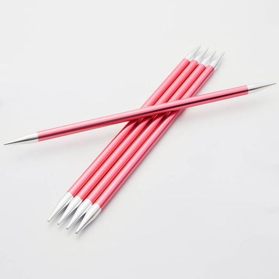 Спиці шкарпеткові KnitPro Zing, 15 см (2,75 мм)