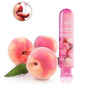 Їстівний лубрикант Fall in love Персик на водній основі 80 мл. Персиковий 400007