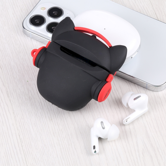 Силиконовый 3D чехол для наушников Apple AirPods Pro 1/2  Toys Dog Красный | Зображення 4