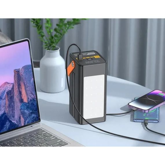 Зовнішній акумулятор (Power Bank) Hoco DB49 100 000 mAh 22.5w чорний | Зображення 5
