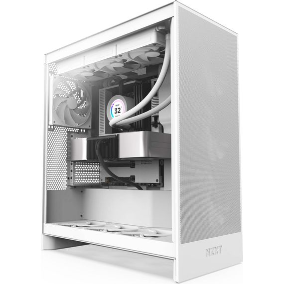 Корпус NZXT H7 Flow All White (CM-H72FW-01) | Зображення 7