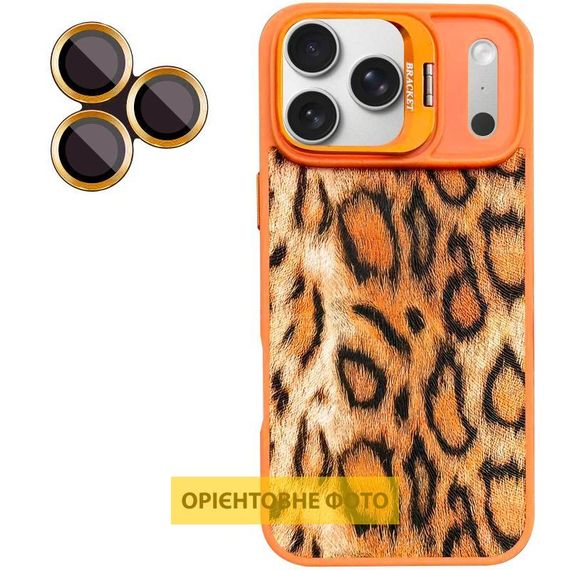 Чохол TPU+PC Wild Leopard with MagSafe and Lens для Apple iPhone 17 Air (6.5") Orange | Зображення 3