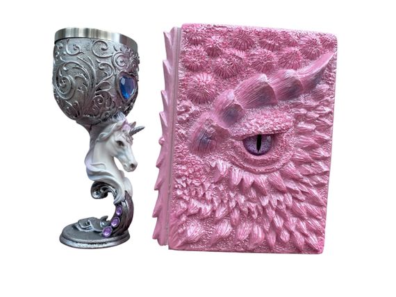 Подарунковий набір Келих 3D Єдиноріг і Блокнот 3D «Дракон Єдинорога»